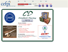 Tablet Screenshot of cd.cefpi.org